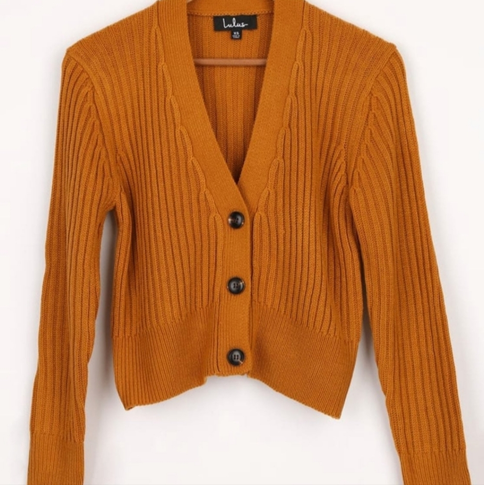 LULU'S Ribbed Cardigan - Picture 3 of 5